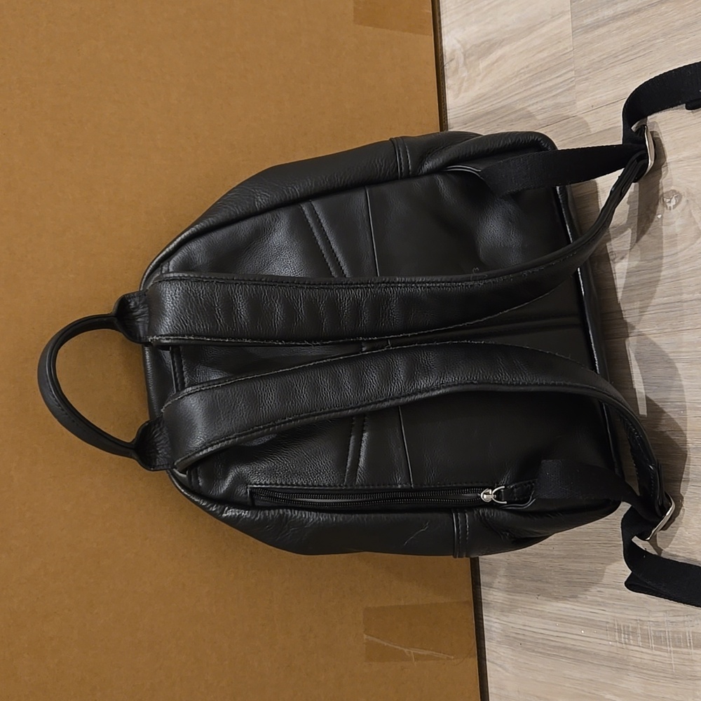 Leather backpack - Picture 2 of 7